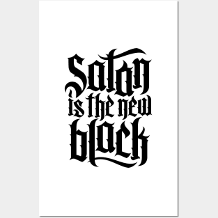 Satan is the new black No.4 (black) Posters and Art